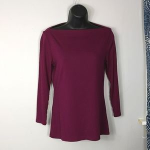 Long sleeve open neck shirt
